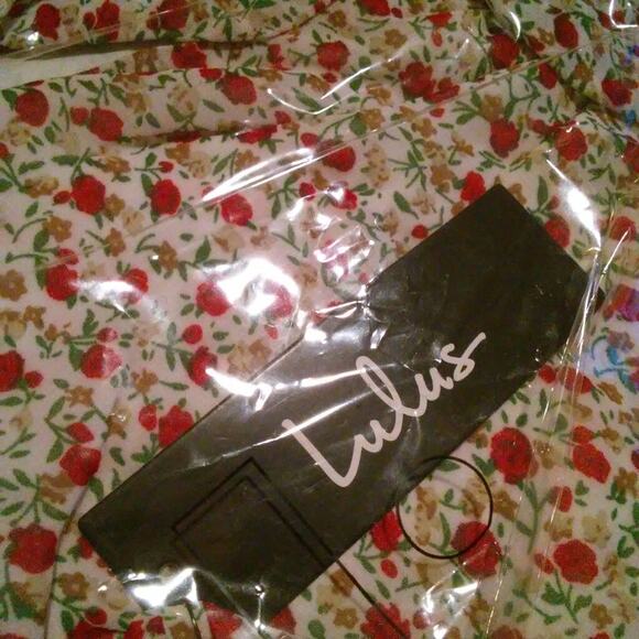 NWT Lulu's Love Grows Bodice Ruffled Floral Print Romper Size  Large - Picture 8 of 9